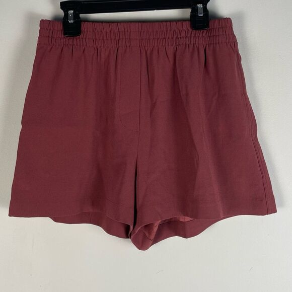 Aritzia Babaton Elastic Waistband‎ Pull-On Shorts Crepe Size Small - Picture 1 of 8